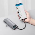 BASEUS HUB 9in1 Type C to 3x USB3.0 / HDMI / Typ C PD / RJ45 / microSD/SD / VGA CAHUB-CU0G