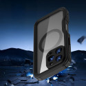 Waterproof case SHELLBOX GT compatible with MagSafe for IPHONE 16 Pro black