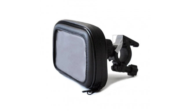 ART leather bike holder for handlebar for mobile phone / GPS / MP4 AX-16 black