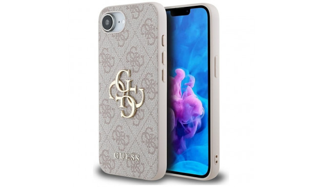 GUESS case for IPHONE 16e (SE 4 2025) GUHCPSE44GMGPI (4G PU Big Logo) pink