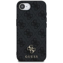 GUESS case for IPHONE 16e compatible with MagSafe GUHMPSE4P4SM4MK (PU 4G Small 4G and Classic) black