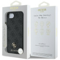 GUESS case for IPHONE 16e compatible with MagSafe GUHMPSE4P4SM4MK (PU 4G Small 4G and Classic) black