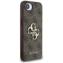 GUESS case for IPHONE 16e GUHCPSE44GMGBR (4G PU Big Logo) brown