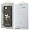 GUESS case for IPHONE 16e GUHCPSE44GMGBR (4G PU Big Logo) brown