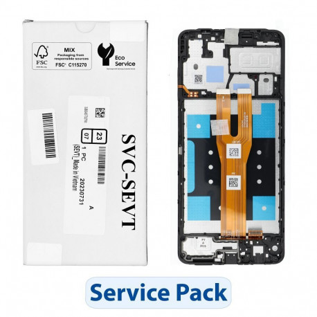 ServicePack LCD Display for SAMSUNG A06 A065 GH81-26440A Black