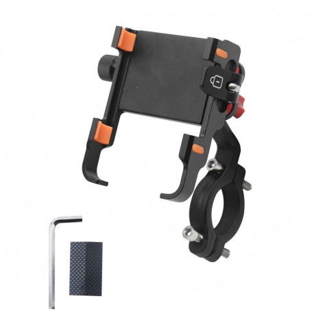 Bike / scooter aluminium holder for mobile phone FSBHD-106-6 black