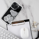 TEDDY BEAR Case for IPHONE 16e (SE 4 2025) silver