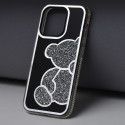 TEDDY BEAR Case for IPHONE 16e (SE 4 2025) silver