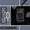 SPIGEN case ULTRA HYBRID MAG compatible with MagSafe for GOOGLE PIXEL 9A zero one black