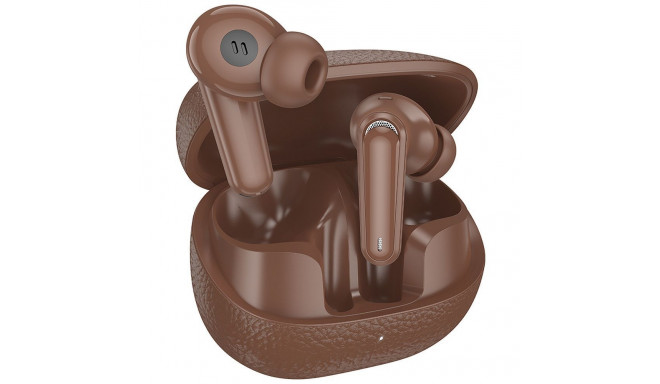 HOCO wireless earphones bluetooth TWS EQ23 brown
