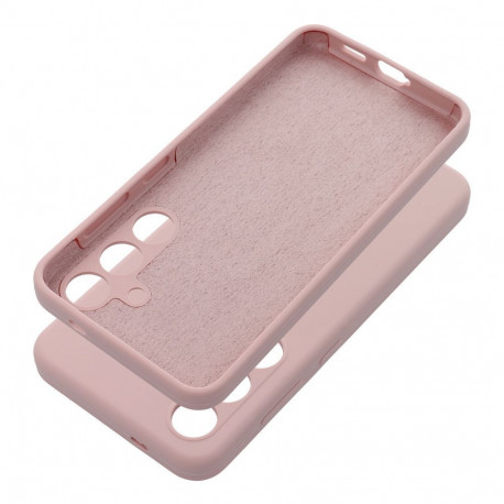 Case for Oppo A40 Silicone 2mm (camera protection) powder pink