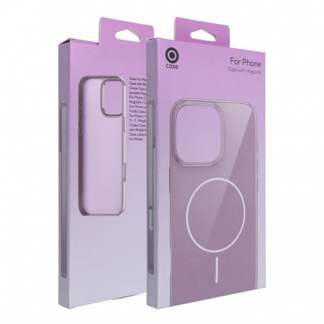 Case for iPhone 15 Glossy Mag Cover compatible with MagSafe purple