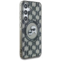 KARL LAGERFELD case for SAMSUNG S25 KLHMS25SHMCKMHK (Magnetic IML Metal Monogram KC Heads) black
