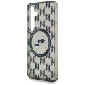 KARL LAGERFELD case for SAMSUNG S25 KLHMS25SHMCKMHK (Magnetic IML Metal Monogram KC Heads) black