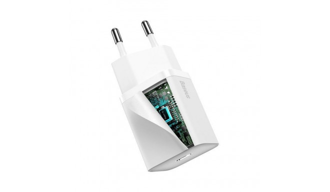 BASEUS wall charger Type C PD QC3.0 20W Super Si CCSUP-B02 white