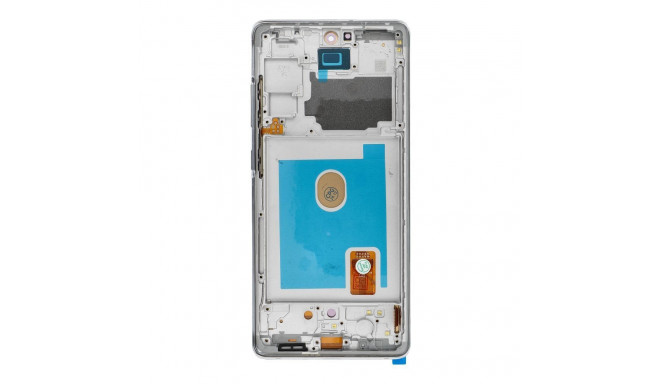FixCell display LCD SAMSUNG S20 FE OLED with frame white