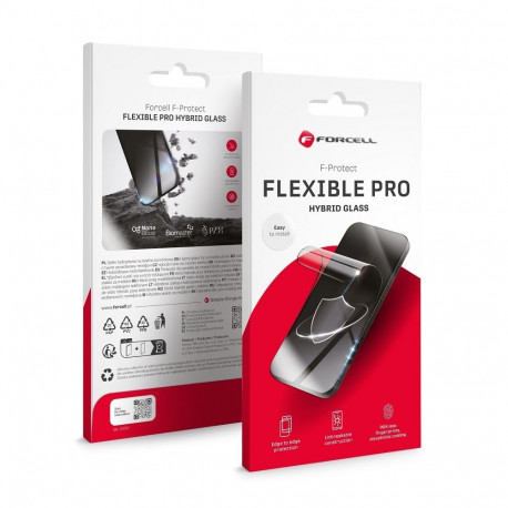 Hybrid glass to Samsung A56 5G Forcell Flexible 5D black