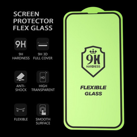 5D Full Glue Hybrid Glass for Samsung S25 PLUS Bestsuit Flexible black