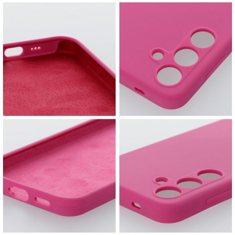 Case for Motorola G35 5G Silicone 2mm (camera protection) pink