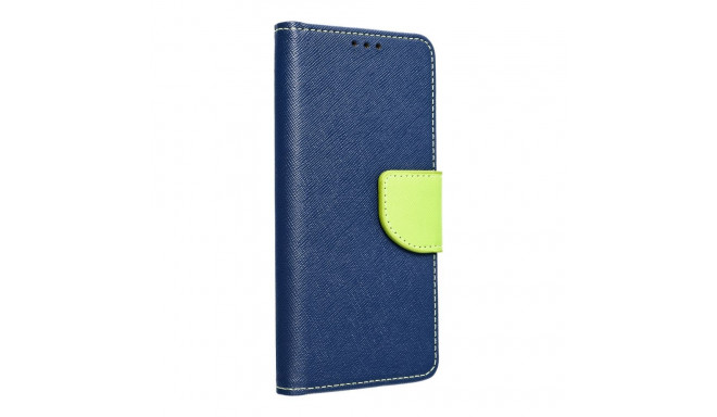 FANCY Book case for SAMSUNG A16 navy / lime