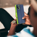 FANCY Book case for SAMSUNG A16 navy / lime FANCY Book case for SAMSUNG A16 navy / lime