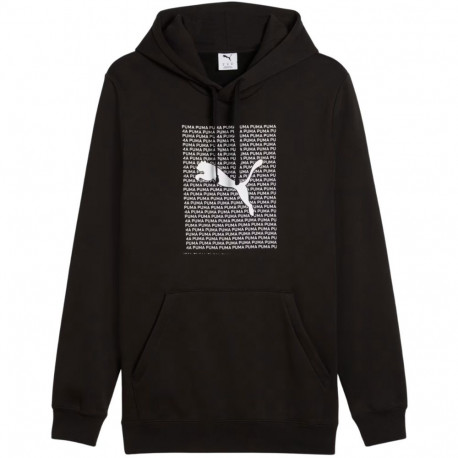 Bluza męska Puma Ess Logo Lab Hoodie FL czarna 684669 01 XL