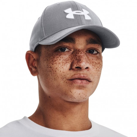 Czapka z daszkiem męska Under Armour Blitzing jasnoszara 1376700 035  M/L
