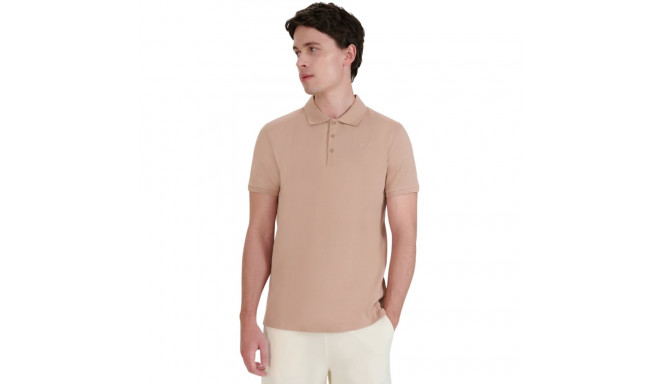 Koszulka męska polo 4F M407 beżowa 4FWSS25TPTSM407 83S  S