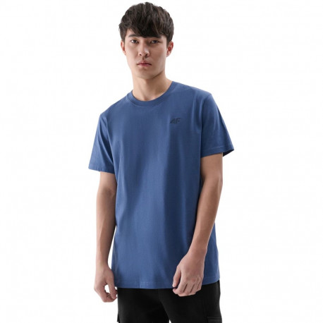 Koszulka męska 4F M2256 denim 4FWMM00TTSHM2256 32S M