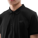 Koszulka męska polo 4F M367 głęboka czerń 4FWMM00TPTSM367 20S  2XL