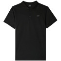 Koszulka męska polo 4F M367 głęboka czerń 4FWMM00TPTSM367 20S  2XL