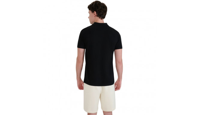 Koszulka męska polo 4F M366 głęboka czerń 4FWMM00TPTSM366 20S XL