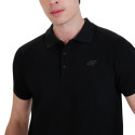 Koszulka męska polo 4F M366 głęboka czerń 4FWMM00TPTSM366 20S XL