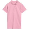 Koszulka damska polo 4F F514 jasny róż 4FWMM00TPTSF514 56S  XL