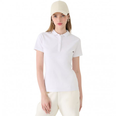 Koszulka damska polo 4F F514 biała 4FWMM00TPTSF514 10S 2XL