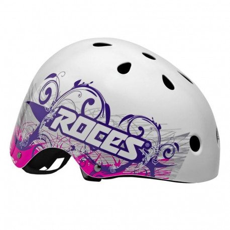 Kask Roces Tattoo Aggressive Helmet mat biało fioletowy 301418 002 L