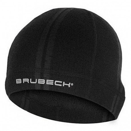 Czapka termoaktywna Brubeck Extreme Merino czarna HM10080 XS