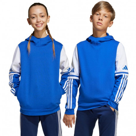 Bluza dla dzieci adidas Squadra 25 Sweat Hoody niebieska JD4806 140cm