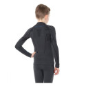 Bluza termoaktywna dla dzieci Brubeck Thermo grafitowa LS13640 140/146cm