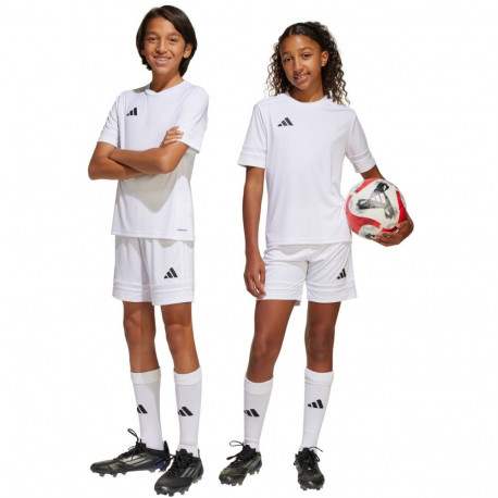 Spodenki dla dzieci adidas Squadra 25 białe JJ2423 164cm