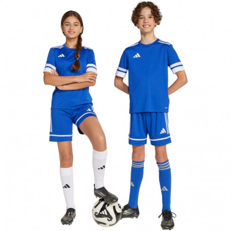Spodenki dla dzieci adidas Squadra 25 niebieskie JN5455 152cm