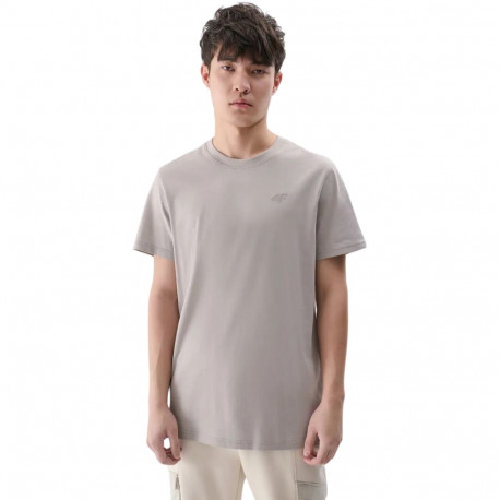 Koszulka męska 4F M2074 ciepły jasny szary 4FWSS25TTSHM2074 26S M