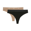 Majtki damskie stringi 4F F031 2-pak multikolor 4FWMM00UPTSF031 90S  XS