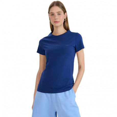 Koszulka damska 4F F2255 granatowa 4FWMM00TTSHF2255 031S  XS