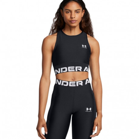 Koszulka damska Under Armour HeatGear Rib Tank czarna 1388694 001 XS