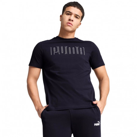 Puma meeste t-särk Sport Graphic Tee 684617 16 L, tumesinine