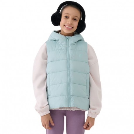 4F tüdrukute vest F166 4FJWSS25TVJAF166 47S 152cm, mündiroheline