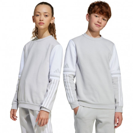Bluza dla dzieci adidas Squadra 25 Sweat Crew szara JD4824 140cm