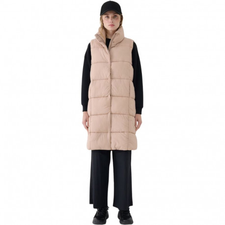 Kamizelka damska 4F F209 beżowa 4FWSS25TVJAF209 83S XL