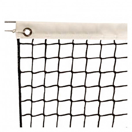 Siatka do tenisa ziemnego Netex PE 2 czarna 12,8 m x 1,05 m TZ0002